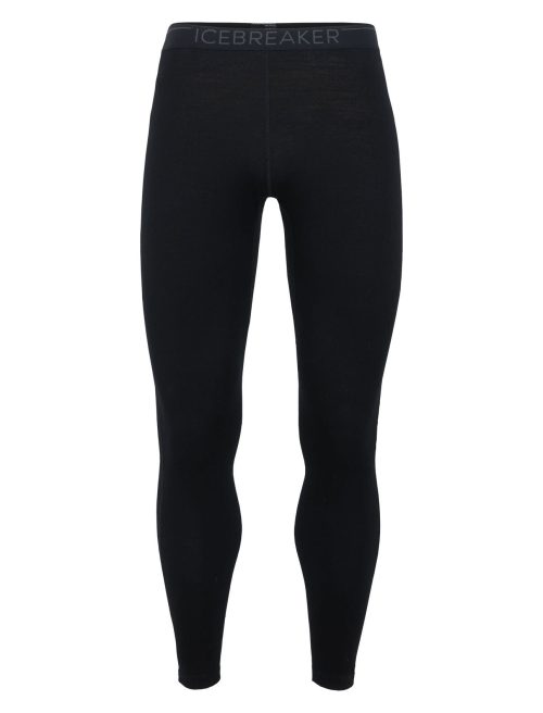 Icebreaker 260 Tech Leggings (Men's) Black W20 - Find Your Feet Australia Tasmania Hobart Launceston