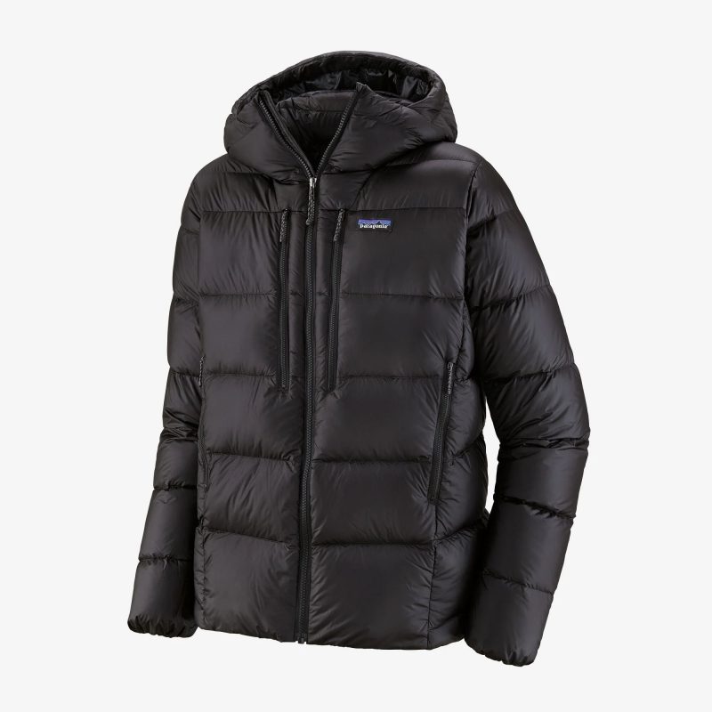 Patagonia Fitz Roy Down Hoody (Men's) - Black - Find Your Feet Australia Hobart Launceston Tasmania