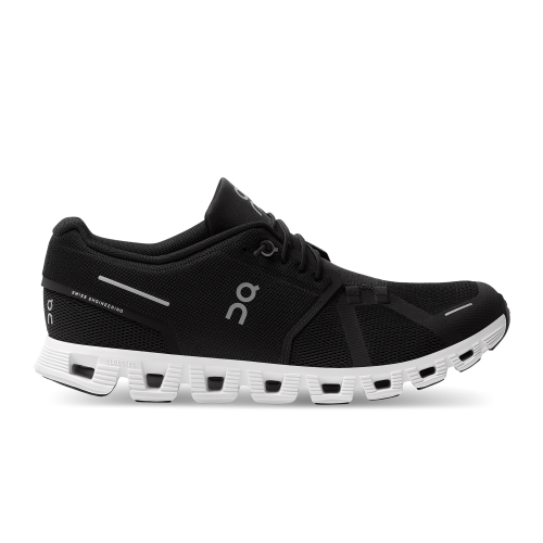 On Cloud 5 Shoe (Men's) - Find Your Feet Australia Hobart Launceston Tasmania - Black/White